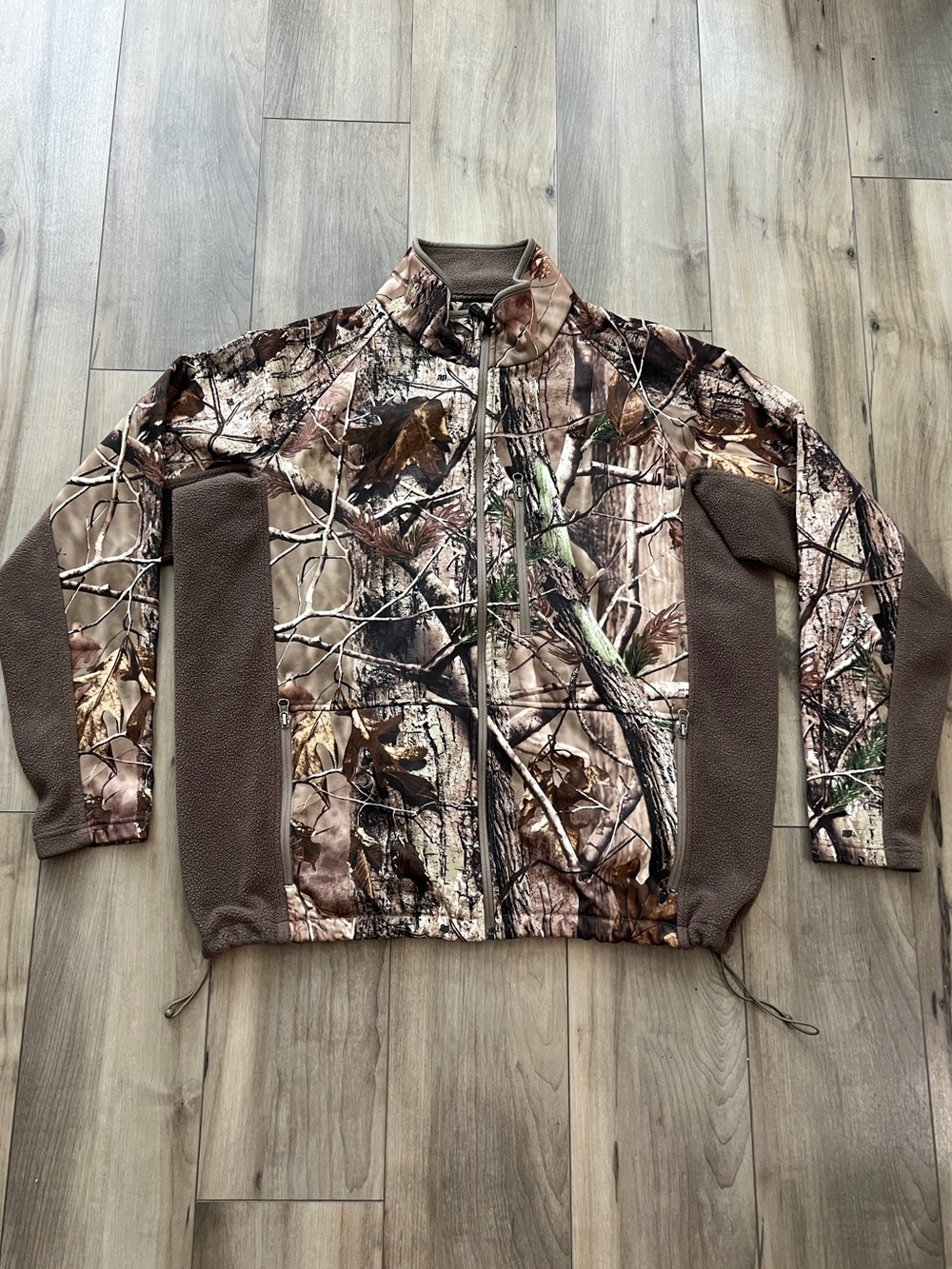 RedHead Brown Camo Puffer Jacket with Sherpa Trim Men’s XL